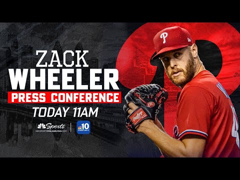 Zack Wheeler Phillies contract extension press conference | Today at 11am