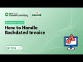 24 How to Handle Backdated Invoice