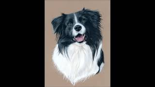 How to draw, speedpainting - Hund in Pastell screenshot 1