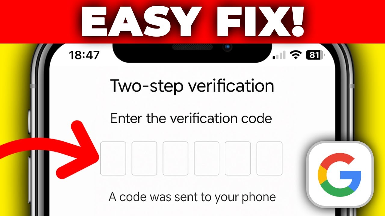 Google 2-Step Code Not Coming? Try This Easy Fix! 🚫📩 - YouTube