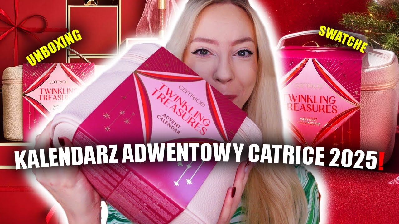 CATRICE KALENDARZ ADWENTOWY 2025! | UNBOXING | SWATCHE | TWINKLING TREASURES 2025!