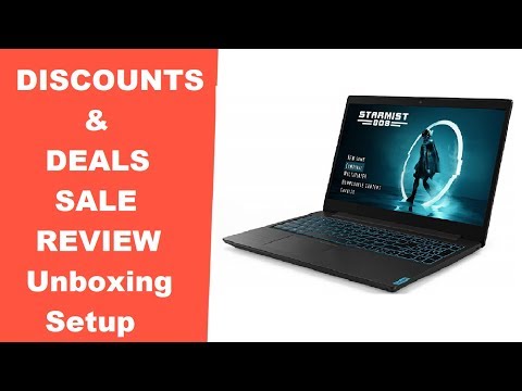 Lenovo Ideapad L340 Gaming Laptop 81LK00HDUS REVIEW DEALS DISCOUNTS SALE UNBOXING SETUP