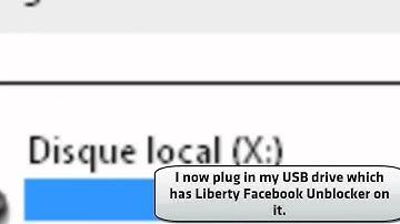 How to unblock Facebook with a USB drive