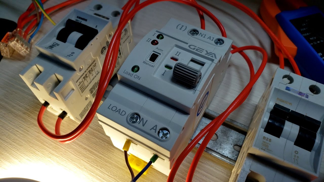 Mini chave de transferência automática Mini ATS Geya