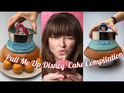 Pull me up Disney princess cake - Disney Princess Cake Compilation - Tiktok Foodiebeats Cake