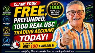 Download your Free 1000 USC Prefunded Trading account. It is like a Free prop trading account.