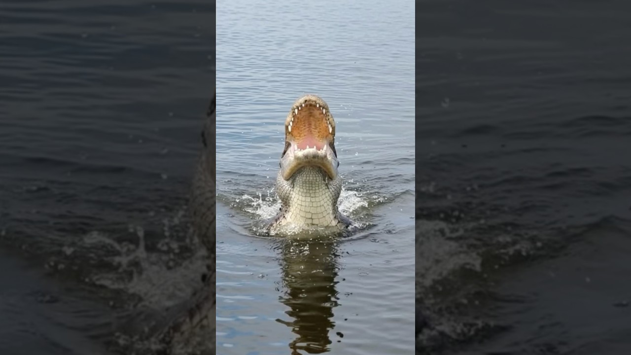 Alligator Chomping At Drone!🐊