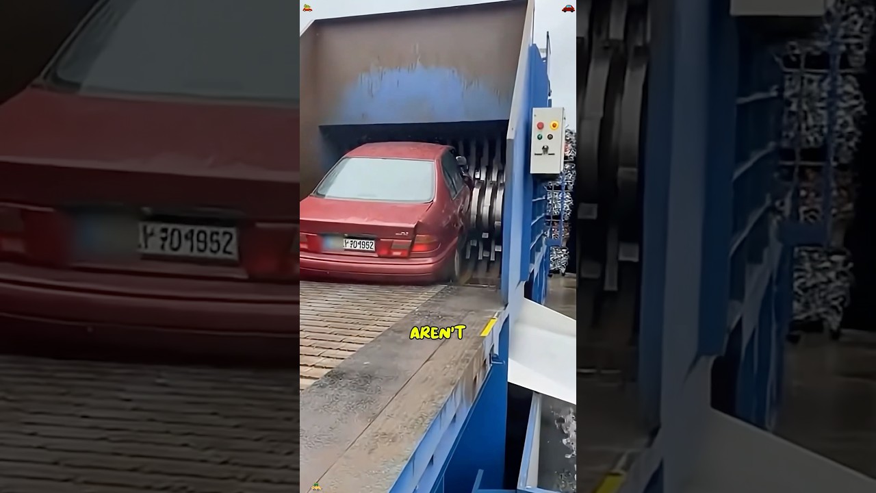 High-powered twin-shaft crusher.#foryou #youtube #youtubeshorts #amazing #funny