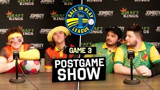 Postgame Show | Game 3 | Ball in Play League 2 screenshot 5