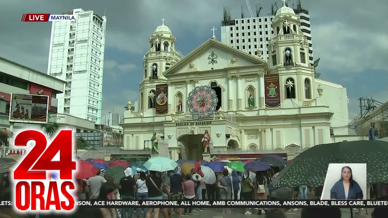 Quiapo Church, dinagsa ngayong unang Biyernes ng 2024 | 24 Oras