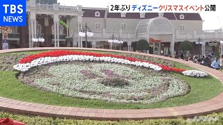 ２年ぶりのディズニークリスマスイベント コロナで規模縮小開催