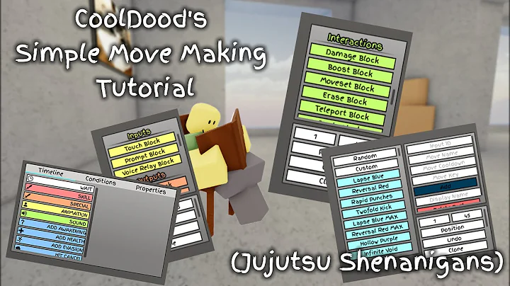 Simple JJS move making tutorial (Skill builder and more)