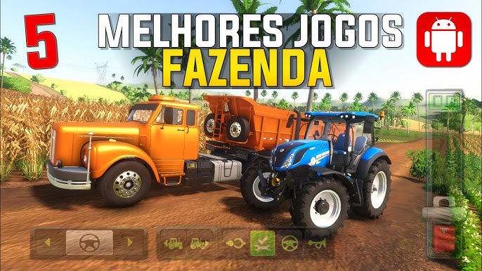 TOP 3 DOS MELHORES JOGOS DE FARMING SIMULATOR PARA CELULAR ! 