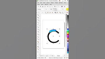 Blend tool use in CorelDRAW | logo Design #shorts #coreldraw #logodesign #graphicdesign