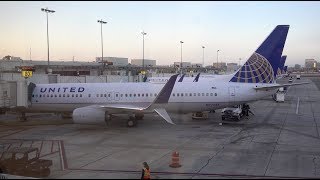 UNITED AIRLINES Boeing 737-800 / Kahului to Los Angeles / 4K Video