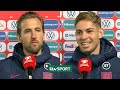 Harry Kane, Emile Smith Rowe and Jude Bellingham discuss England qualifying for the World Cup