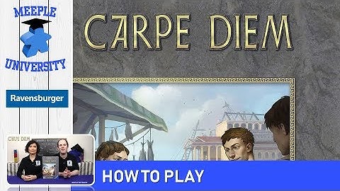 Carpe Diem Board Game – How to Play (Clear & Concise, First Printing w/ Second Print rule change))