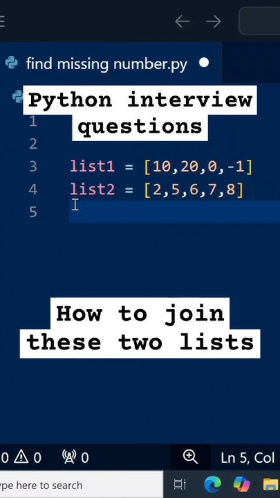python interview questions and answers _ python interview _ python full ...
