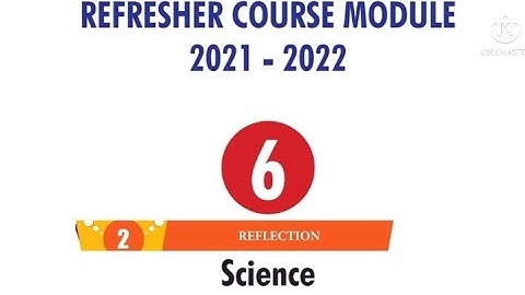 Refreshment course sixth science English medium / reflection evaluation answers/ #sixth science/