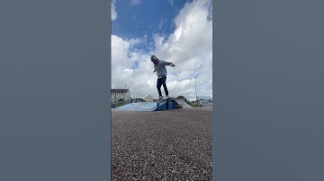 First ever board slide down a slope #fypシ゚viral #skateboarding #skateboardvibes #boardslide #shorts