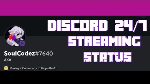 How to set 24/7 Streaming Status on Discord Android | Soul Codez | #DiscordCodes