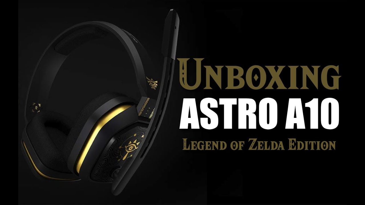 Unboxing Astro A10 Headset Legend Of Zelda Edition Youtube