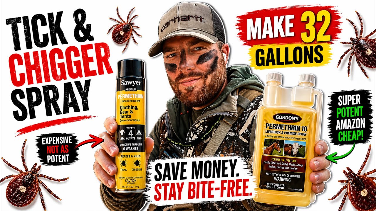 Best TICK and CHIGGER spray | Prevent Lyme Disease - YouTube