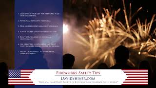 Fireworks Safety Tips 2018 - David Shiner
