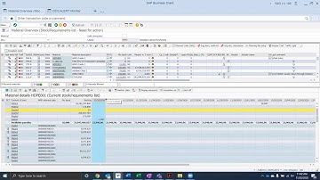 Operations planning cockpit in ECC and S/4