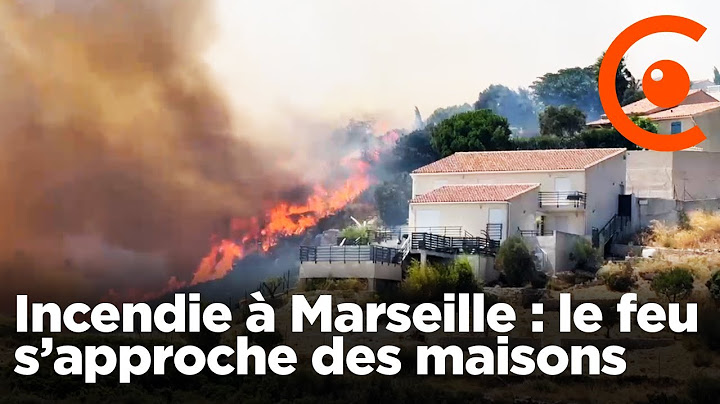 L'incendie à Marseille s'approche des maisons, les habitants tentent d'éteindre le feu eux-mêmes