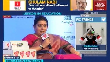 Newsroom: Smriti Irani On Upcoming Education Policy And More