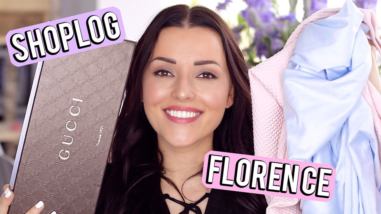Shoplog Florence ❤ Gucci, Versace + Storytime | Beautygloss