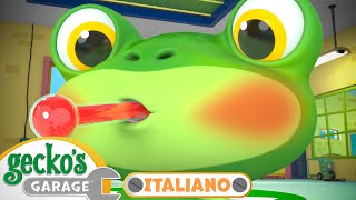 Gecko È Malato 🤒| Cartoni animati |🐸Garage di Gecko in italiano｜Cartoni di macchine