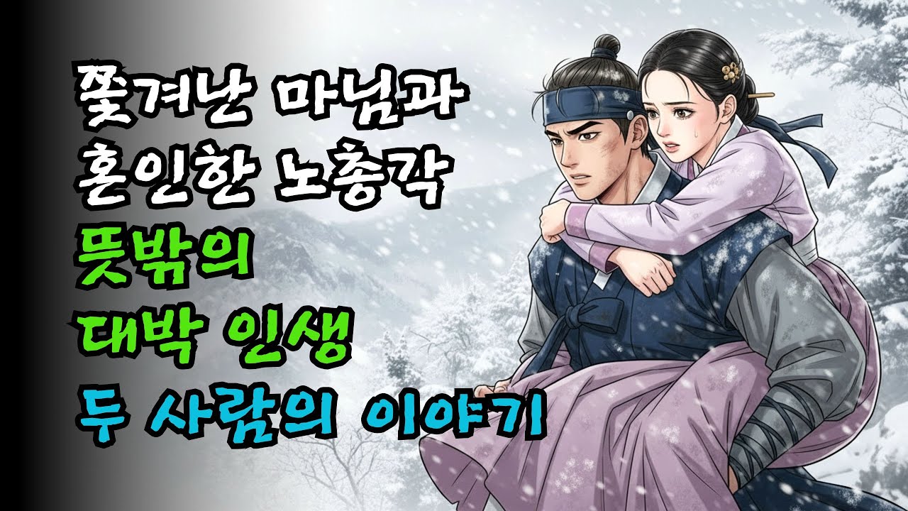 쫓겨난 마님과 혼인한 노총각, 뜻밖의 대박 인생을 맞이하다 | 야담·야사·전설·민담·설화·옛날이야기