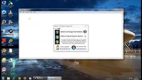 how to change windows 7 start button or orb in 5 minutes