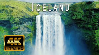 ICELAND 4K | Beautiful Icelandic 🇮🇸 Nature by Drone | Scenic Relaxation with Soothing Music