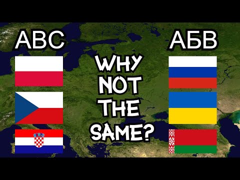 וִידֵאוֹ: באילו מדינות יש אלפבית קירילי?