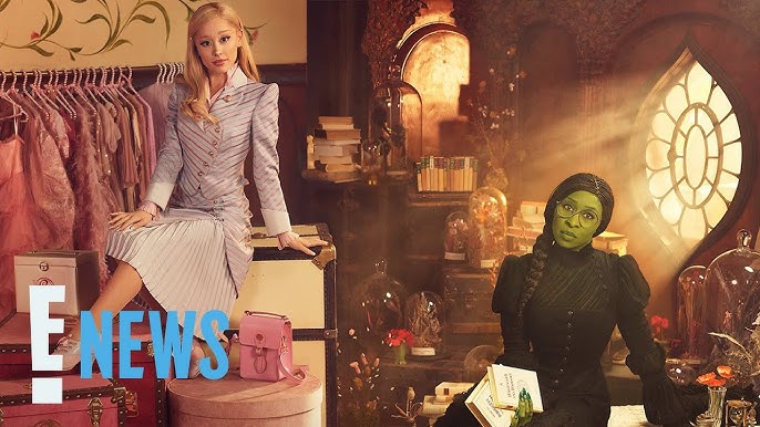 Ariana Grande Cynthia Erivo Entire Wicked Cast Look Magical In First Official Photos