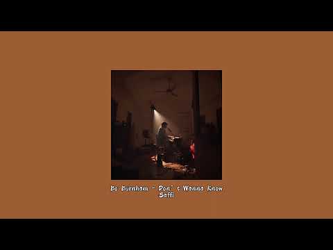 Bo Burnham ~Don’t Wanna Know~ //slowed to perfection + reverb//