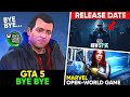 GTA 5 BYE BYE 😖, PUBG New State Release Date 😍, Marvel Open-World Game For Mobile 😱 | Gaming News