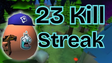 23 Kill Streak With EggK-47 | Shell Shockers