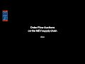 Order Flow Auctions on the MEV supply chain / Alex Vinyas