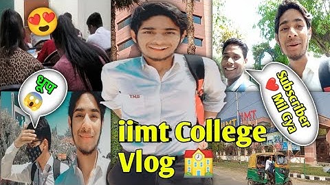 Iimt College Se Aaye Subscriber Ne Pakad Liya 😱 iimt College Greater Noida | Day 4 | Daily Vlog
