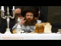 Veretzky Rebbe conducting Melava Malka Tisch in Lakewood