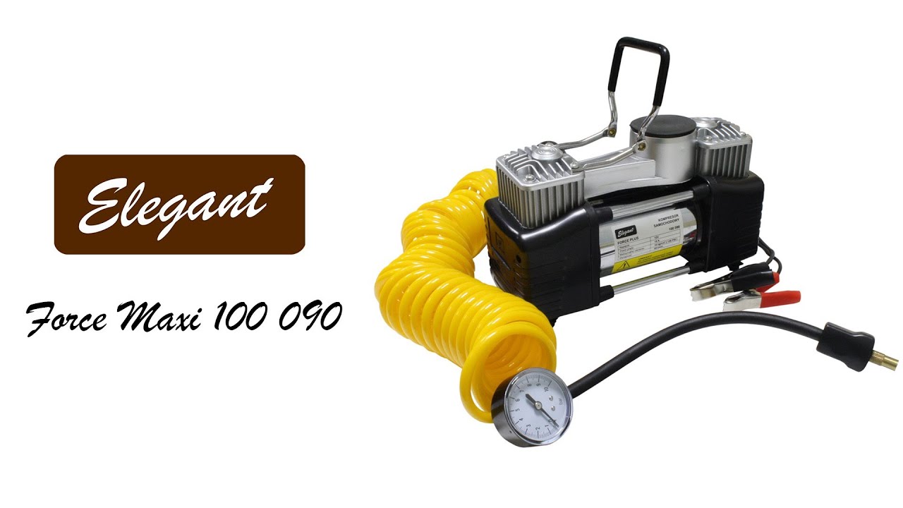 Elegant Force Maxi 100 090 — компрессор — видео обзор 130.com.ua