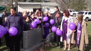 Funeral balloon release