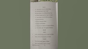 msc zoology sem 4th paper limnology $ fisheries taxonomy and physiology #mlsu #mlsuudaipur