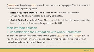 How to Pass Query Params from a .razor Page to .cshtml Page in ASP.NET Core Blazor