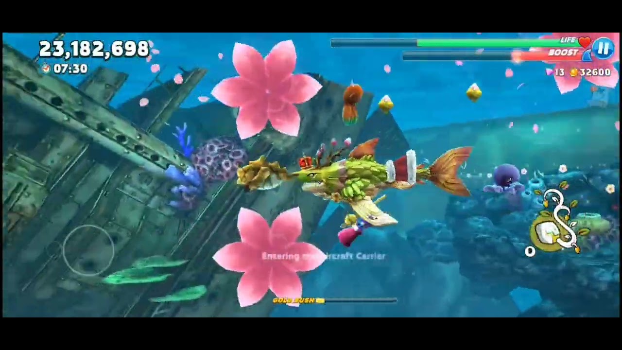 Chaotic hungry shark world gameplay lol
