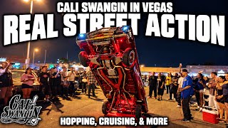 LOWRIDERS WENT CRAZY IN VEGAS! | Hops, Cruising & More